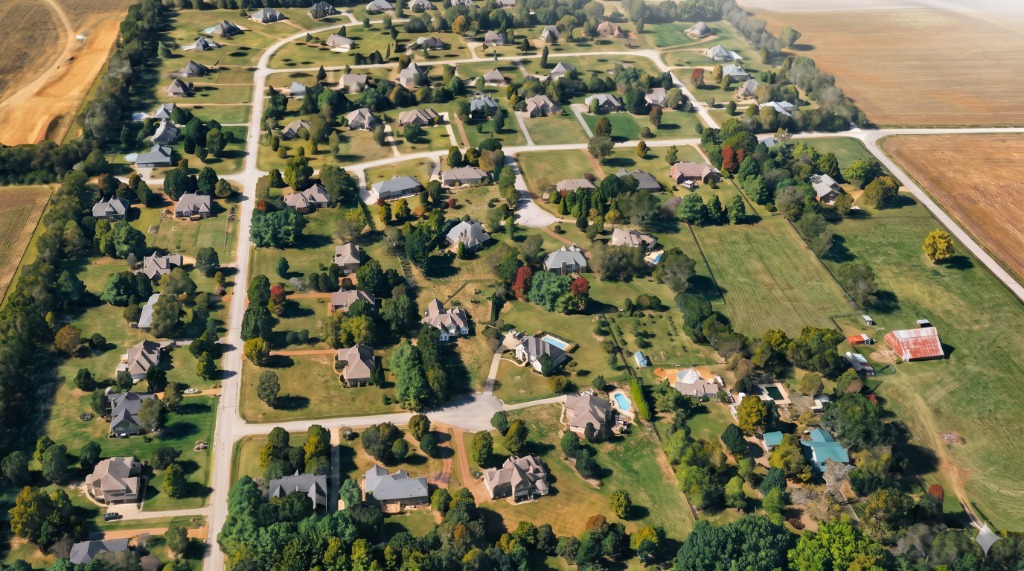 Whitehall Farms Aerial View